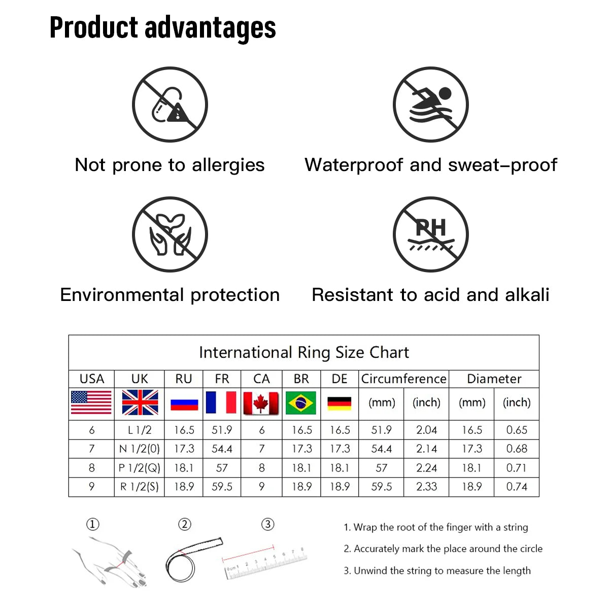 Uworld 14/16/18mm Czech Zircon Chunky Hoop Earrings 18K Gold Color Stainless Steel Tarnish Resistant Metal Fashion Jewelry Water