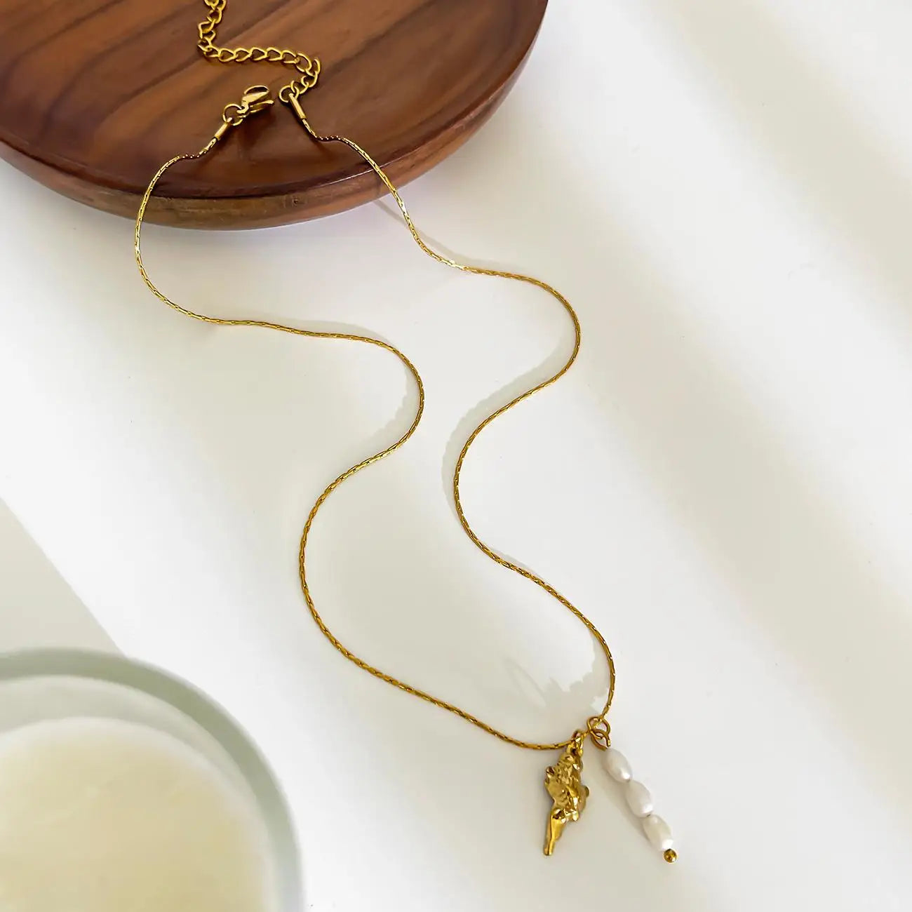 MHS.SUN Starfish Shell Conch Pendant Necklaces For Women Men Stainless Steel Trendy Chain Choker Beach Party Jewelry Summer