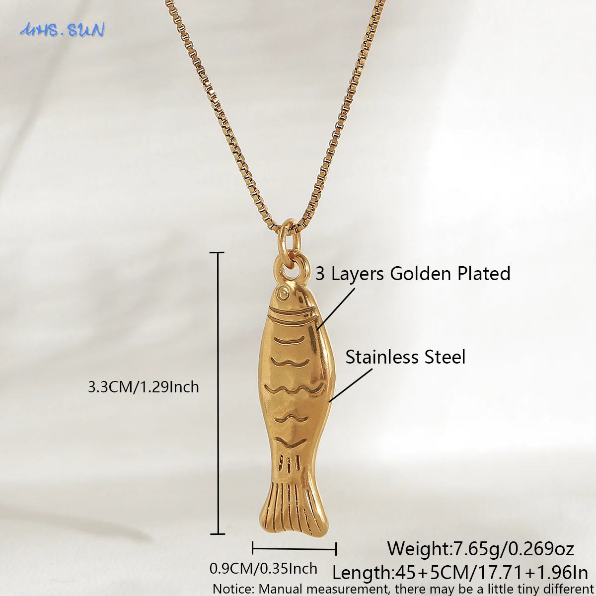 MHS.SUN Starfish Shell Conch Pendant Necklaces For Women Men Stainless Steel Trendy Chain Choker Beach Party Jewelry Summer