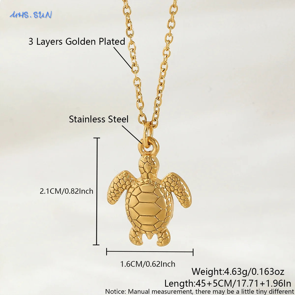 MHS.SUN Starfish Shell Conch Pendant Necklaces For Women Men Stainless Steel Trendy Chain Choker Beach Party Jewelry Summer